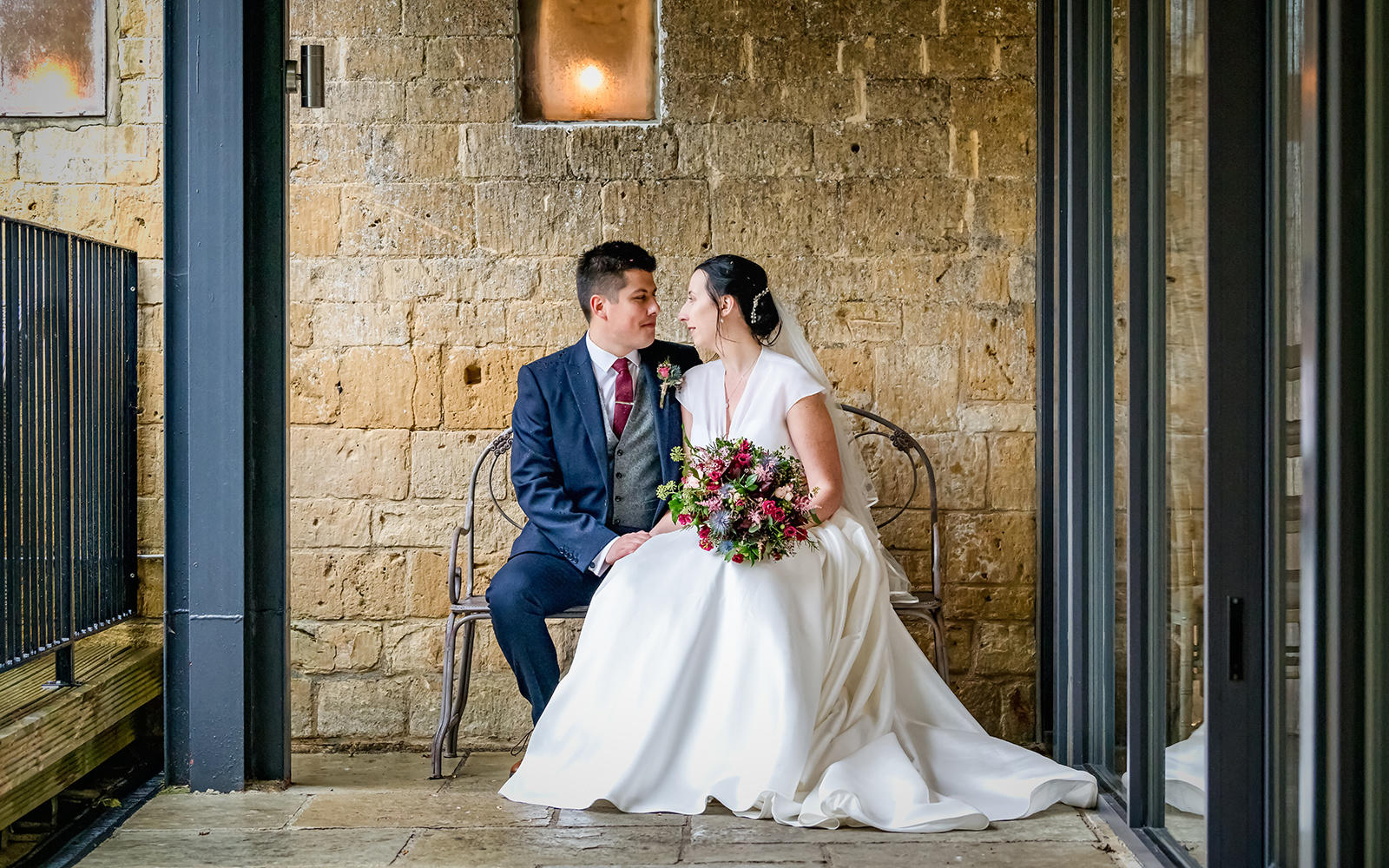 Capture Every Moment wedding photography duo from Cirencester reportage traditional photographers Lapstone Barn Chipping Campden Cotswolds venue Bride Groom