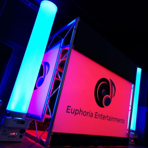 Euphoria Entertainments Whitewed Directory approved professional DJ venue uplighting dry ice dancing clouds Westbury Wiltshire