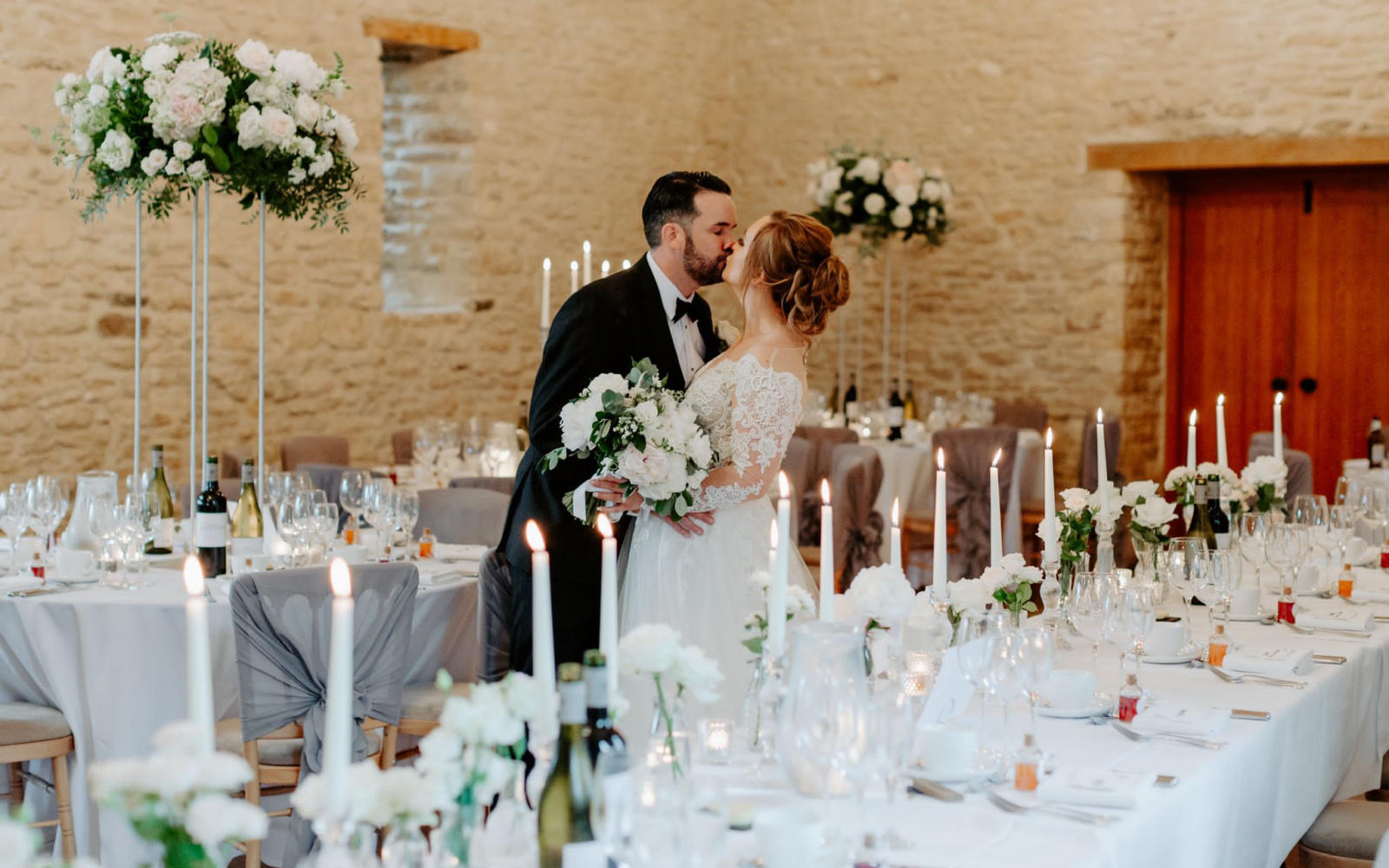 Amy and Jerrad at Kingscote Barn Wedding Style, Tetbury 