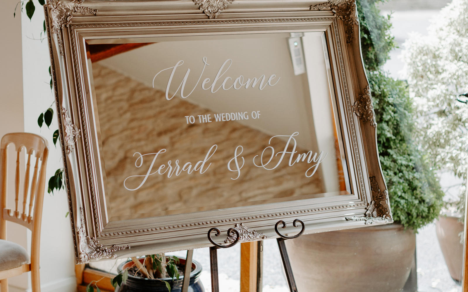 Amy and Jerrad at Kingscote Barn Wedding Style, Tetbury 