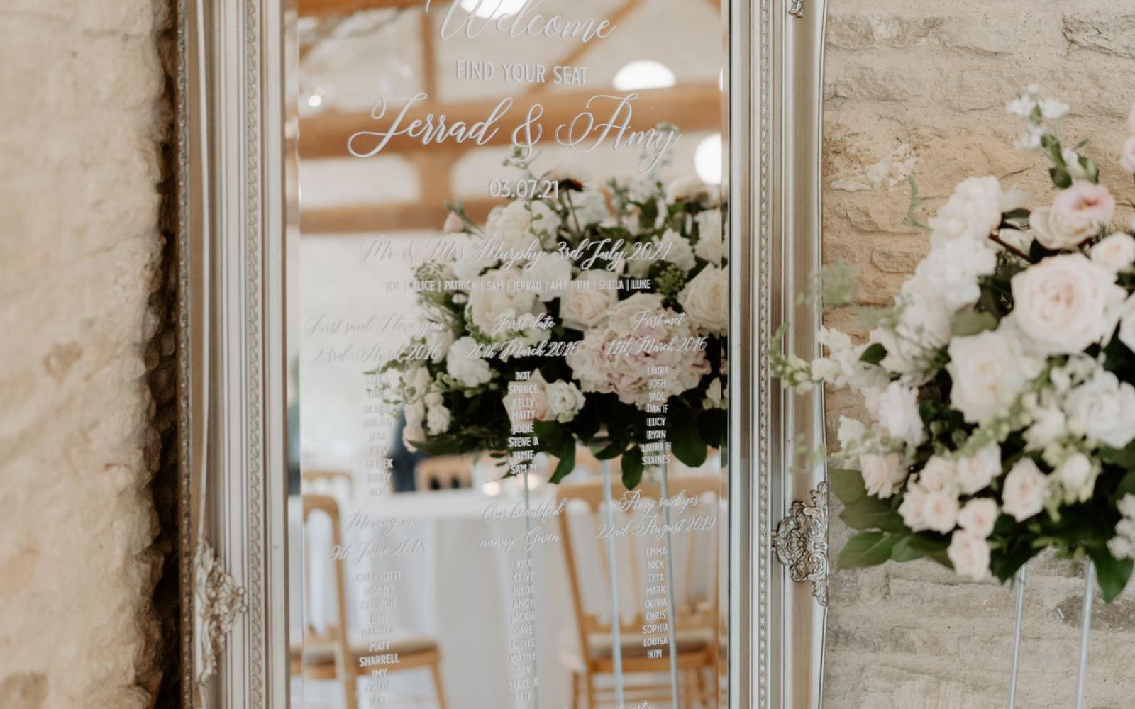 Amy and Jerrad at Kingscote Barn Wedding Style, Tetbury 