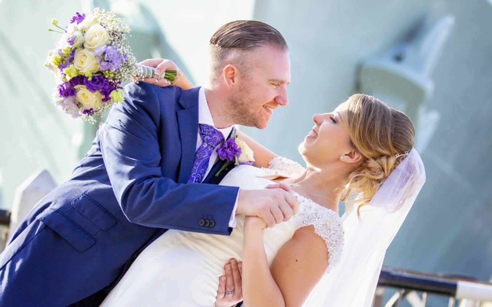 Ahuvi Wedding Photography natural photographer Wiltshire Maritime Dockyard Chatham Kent fitted bridal dress