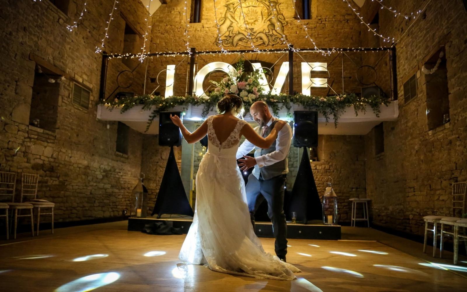 Twirly Girl Photography Real Wedding Photographer Devizes Wiltshire The Great Tythe Barn Tetbury Gloucestershire first dance routine