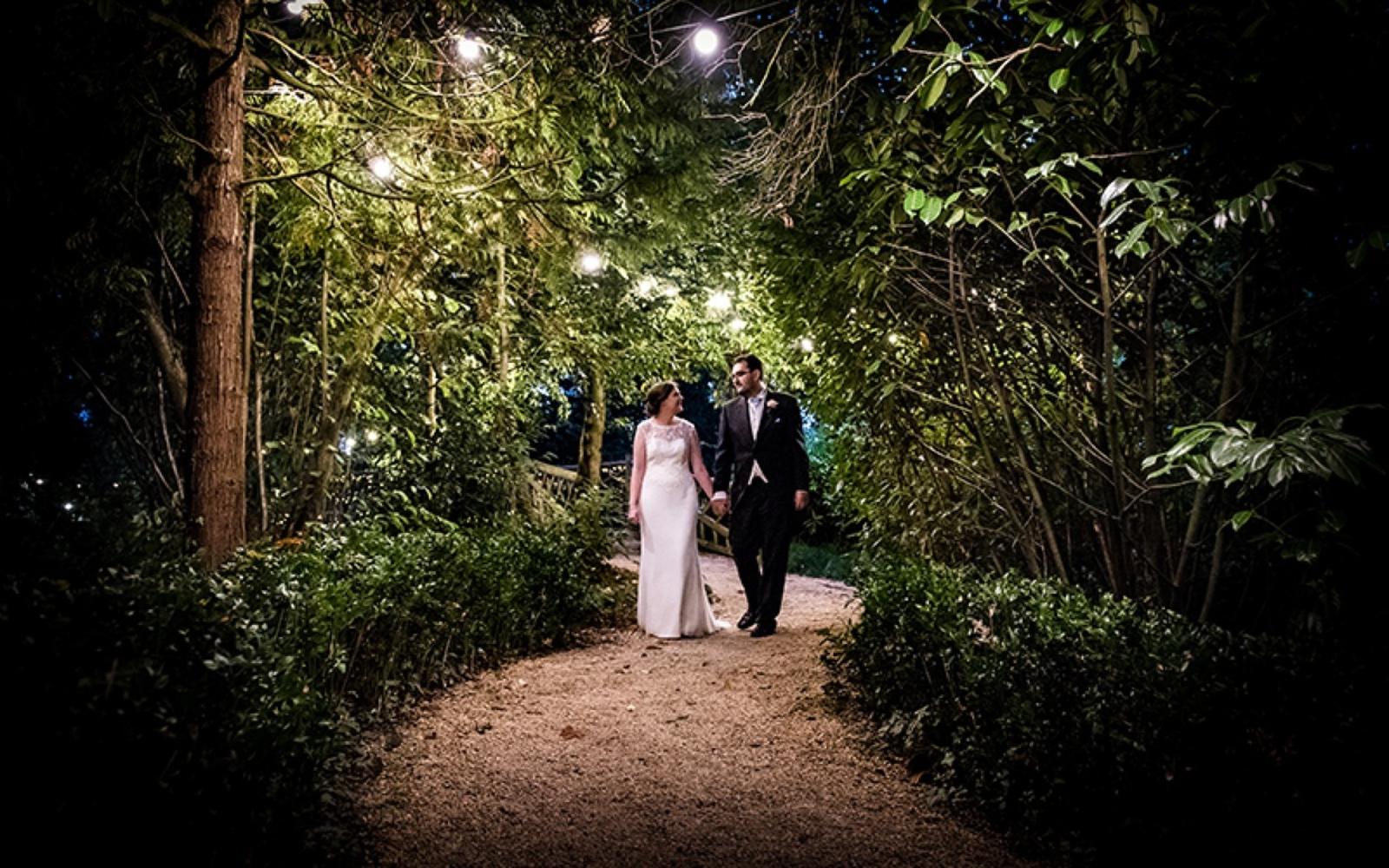 Capture Every Moment Real Wedding photographer Cirencester Manor by the Lake Cheltenham string lighting 