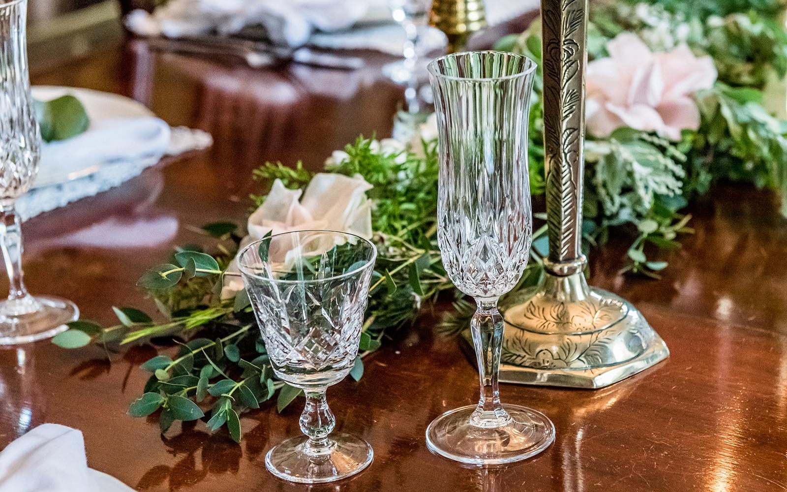 Whitewed Directory real weddings and ideas styled shoot Wroughton House near Swindon Capture Every Moment Photography Cotswold photographers Make Up By Carissa Cirencester based makeup artist cruelty free table settings wedding decor and styling glassware
