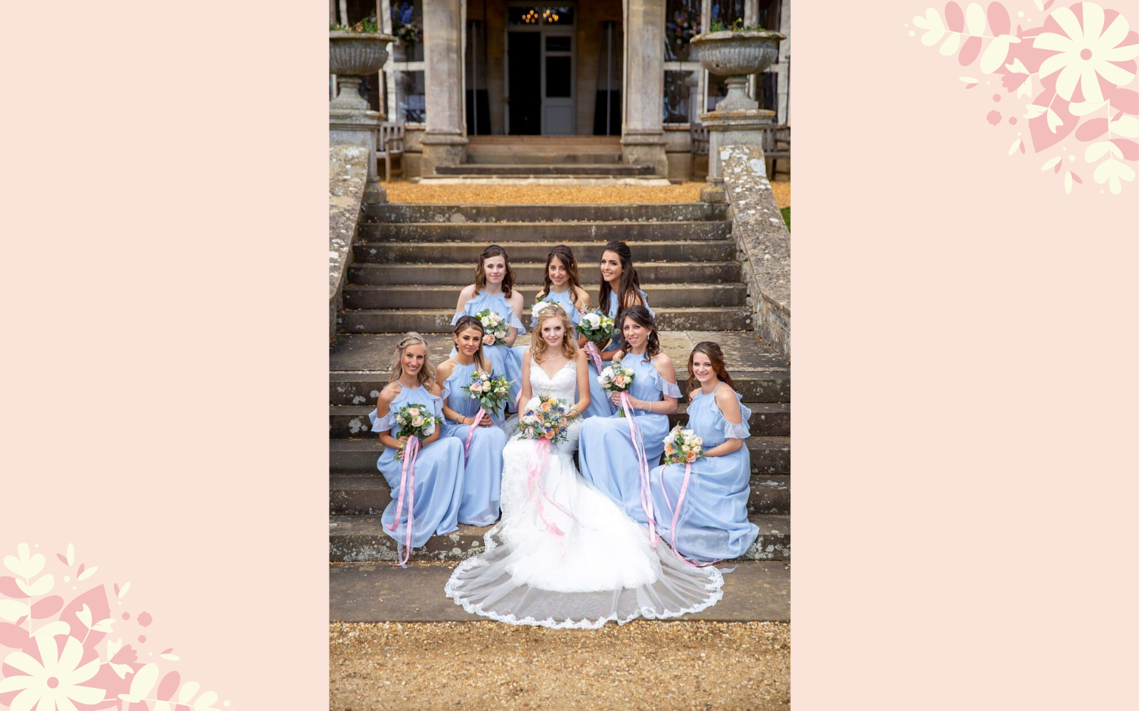 Real Wedding Whitewed approved hair makeup artist Rachel Neate Gritlteton House Wiltshire