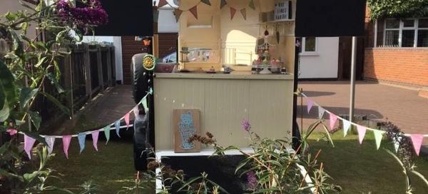 Wiltshire based The Brownie Box wedding brownies for your dessert from a converted horse trailer