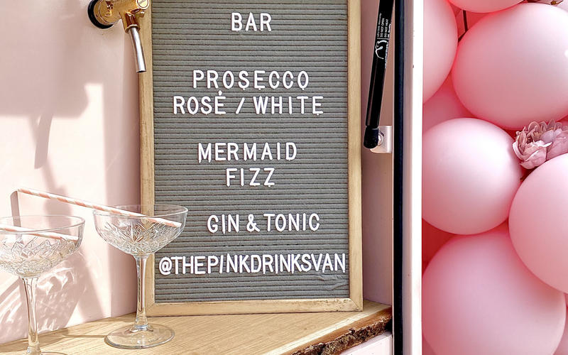 The Pink Drinks Van | Vetted Wedding Mobile Bar