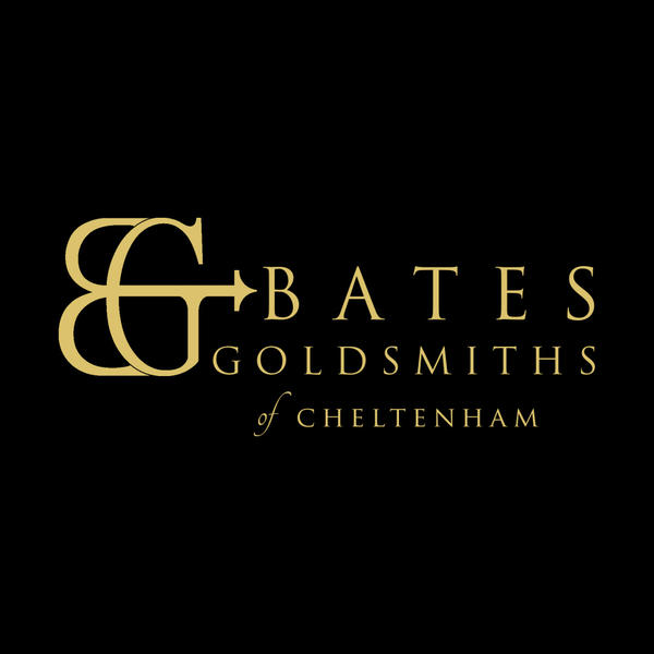 Bates Goldsmiths of Cheltenham Logo Whitewed