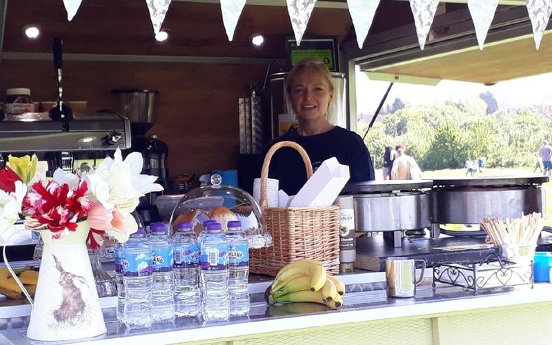 Carolines Little Kitchen external wedding caterer crepes desserts coffee Citroen H Van Whitewed Directory approved Marlborough Wiltshire Gloucestershire Berkshire Oxfordshire