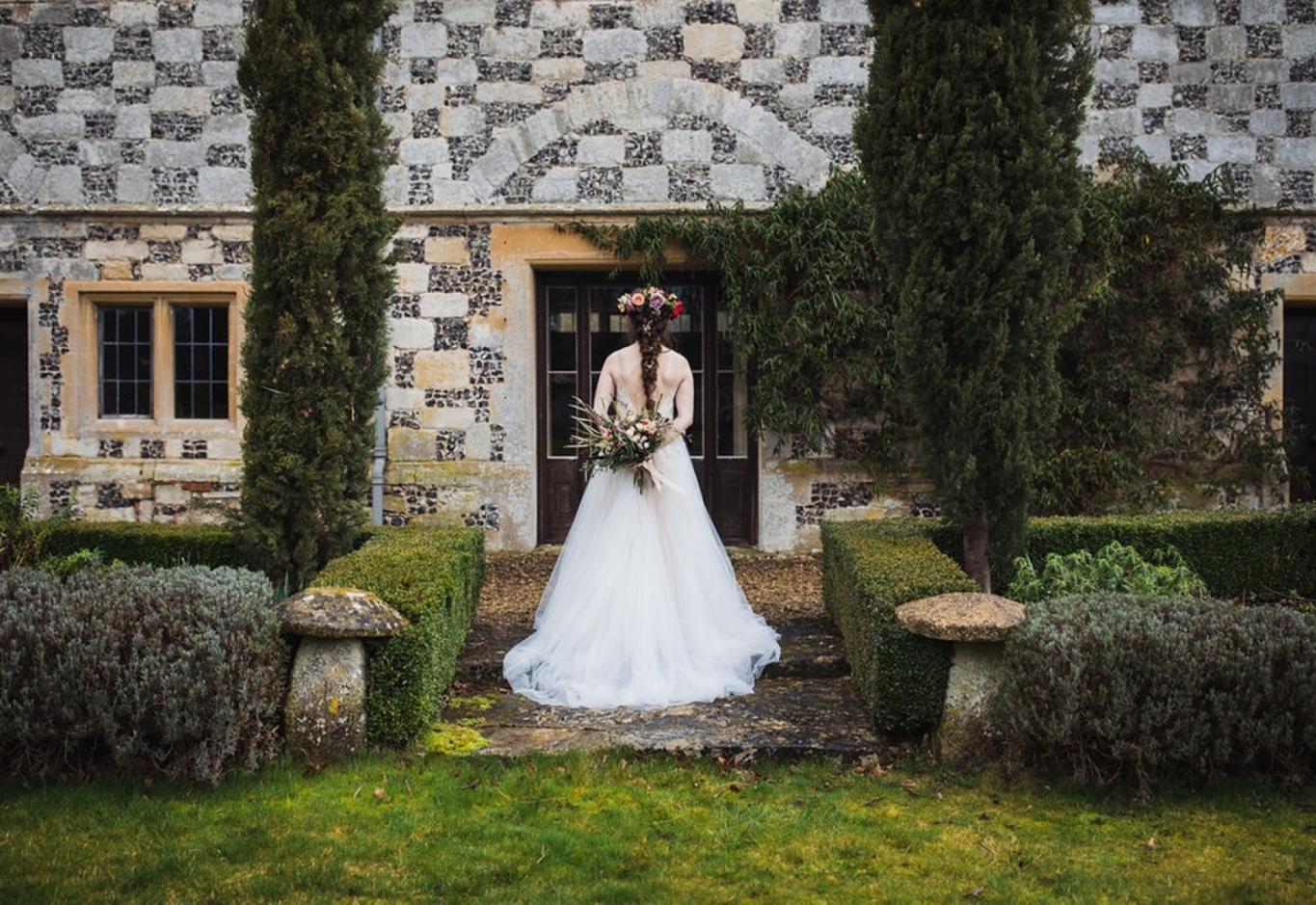 The Manor Barn Salisbury whimsical boho flower crown 