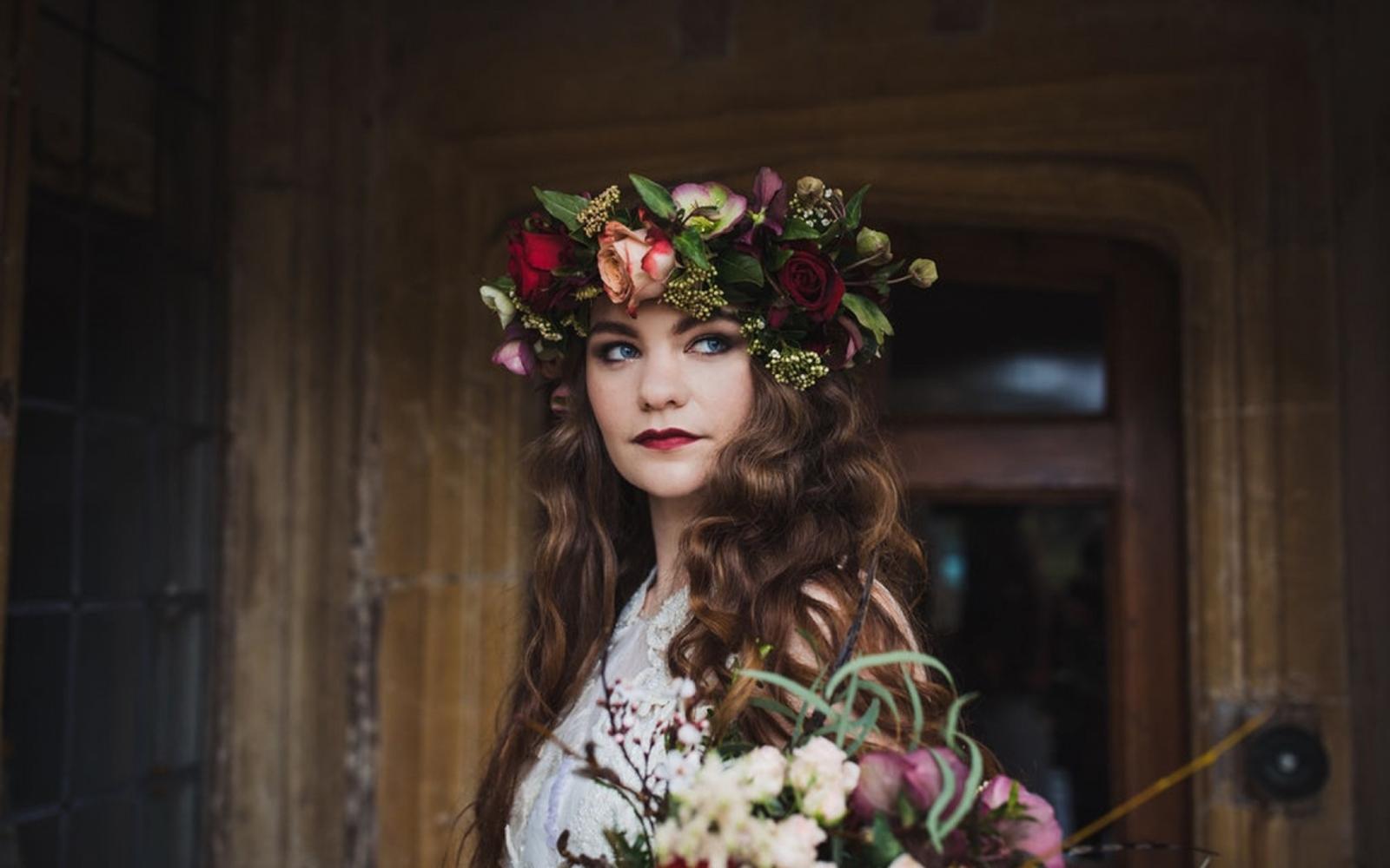 Moody bridal shoot