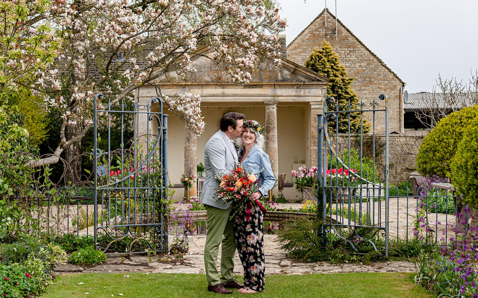 Styled Engagement Shoot at Barnsley House