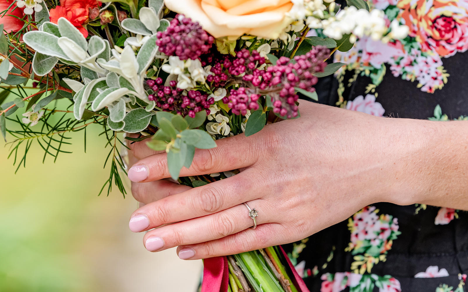 Styled Engagement Shoot at Barnsley House