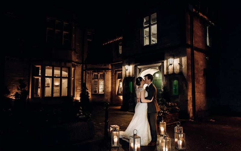 Ingleside House Gardens Cotswold Boutique Country House Pavilion Garden Marquee Whitewed Directory Approved Cirencester Cotswolds Wedding Venue Gloucestershire bride groom portrait night time