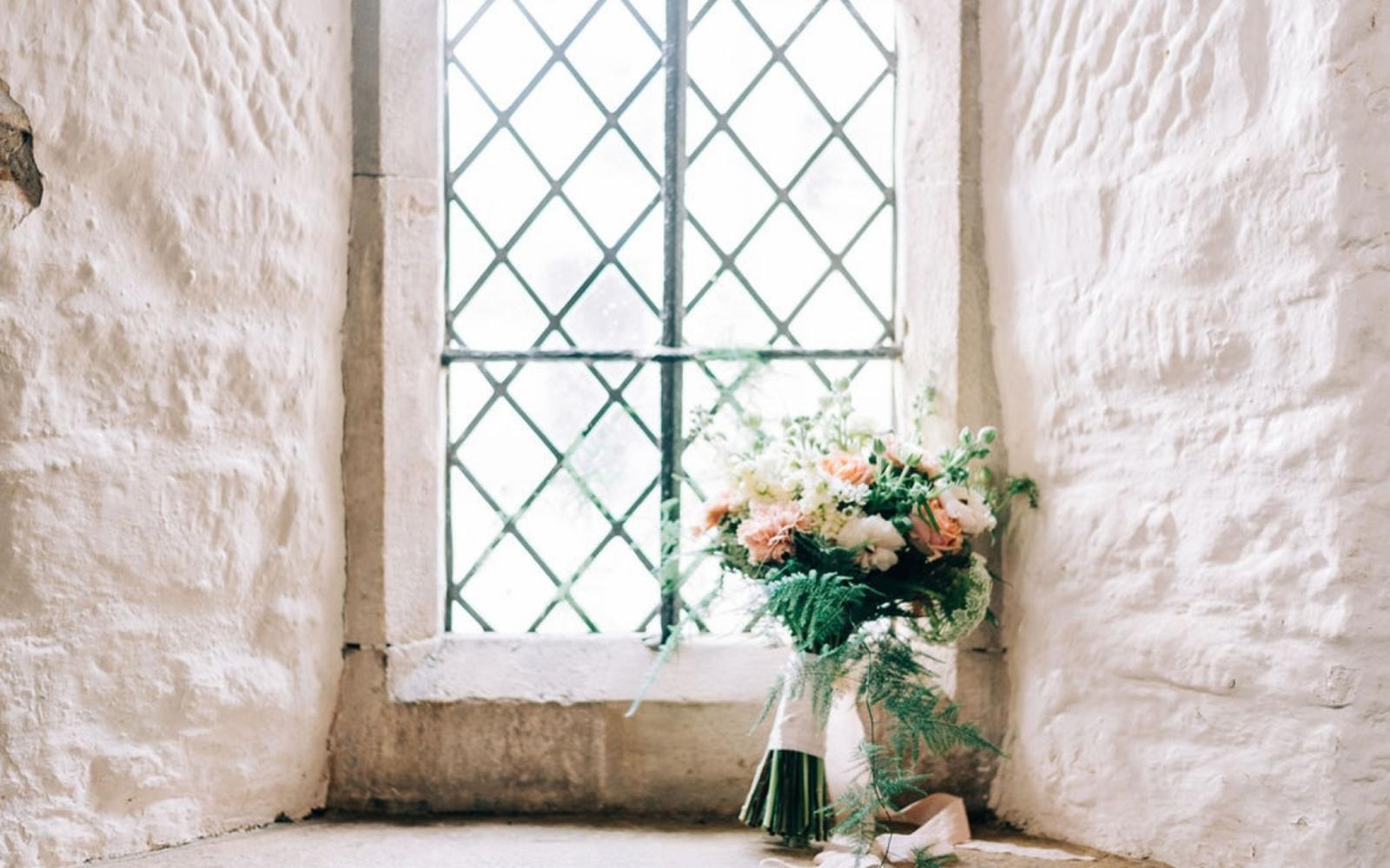 Corky and Prince Kimmi's Cakes Polly Morton Makeup Artist Dymond's Shoes and Accessories The Middle Green My eden Rachel Jane Photography styled shoot at The Royal Agricultural University wedding venue Cirencester eco-friendly artisan sustainable hand tied bridal bouquet