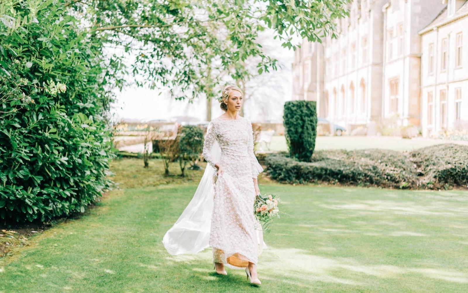 Corky and Prince Kimmi's Cakes Polly Morton Makeup Artist Dymond's Shoes and Accessories The Middle Green My eden Rachel Jane Photography styled shoot at The Royal Agricultural University wedding venue Cirencester eco-friendly artisan sustainable relaxed bride