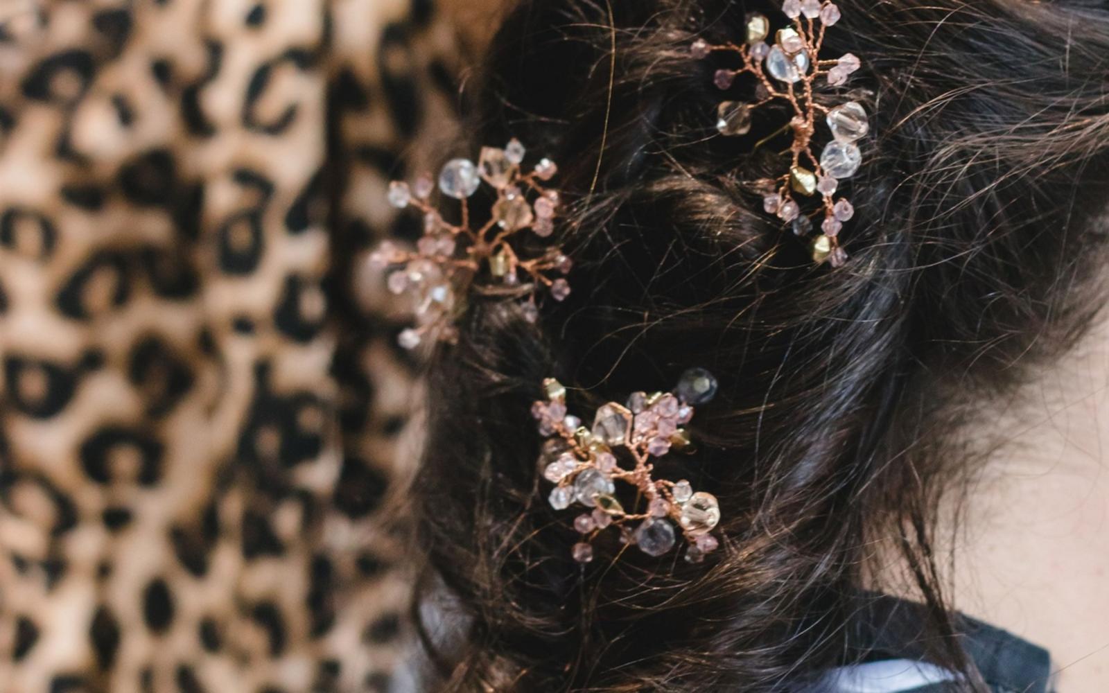 Whitewed approved Dymond's Shoes and Accessories bespoke designer Swindon Wiltshire styled shoot at Mercure Bristol North The Grange Hotel classic English delicate crystal hair vine