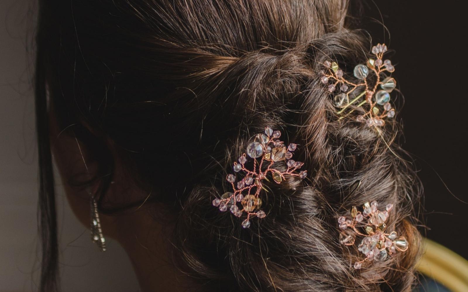 Whitewed approved Dymond's Shoes and Accessories bespoke designer Swindon Wiltshire styled shoot at Mercure Bristol North The Grange Hotel classic English hand made hair vines