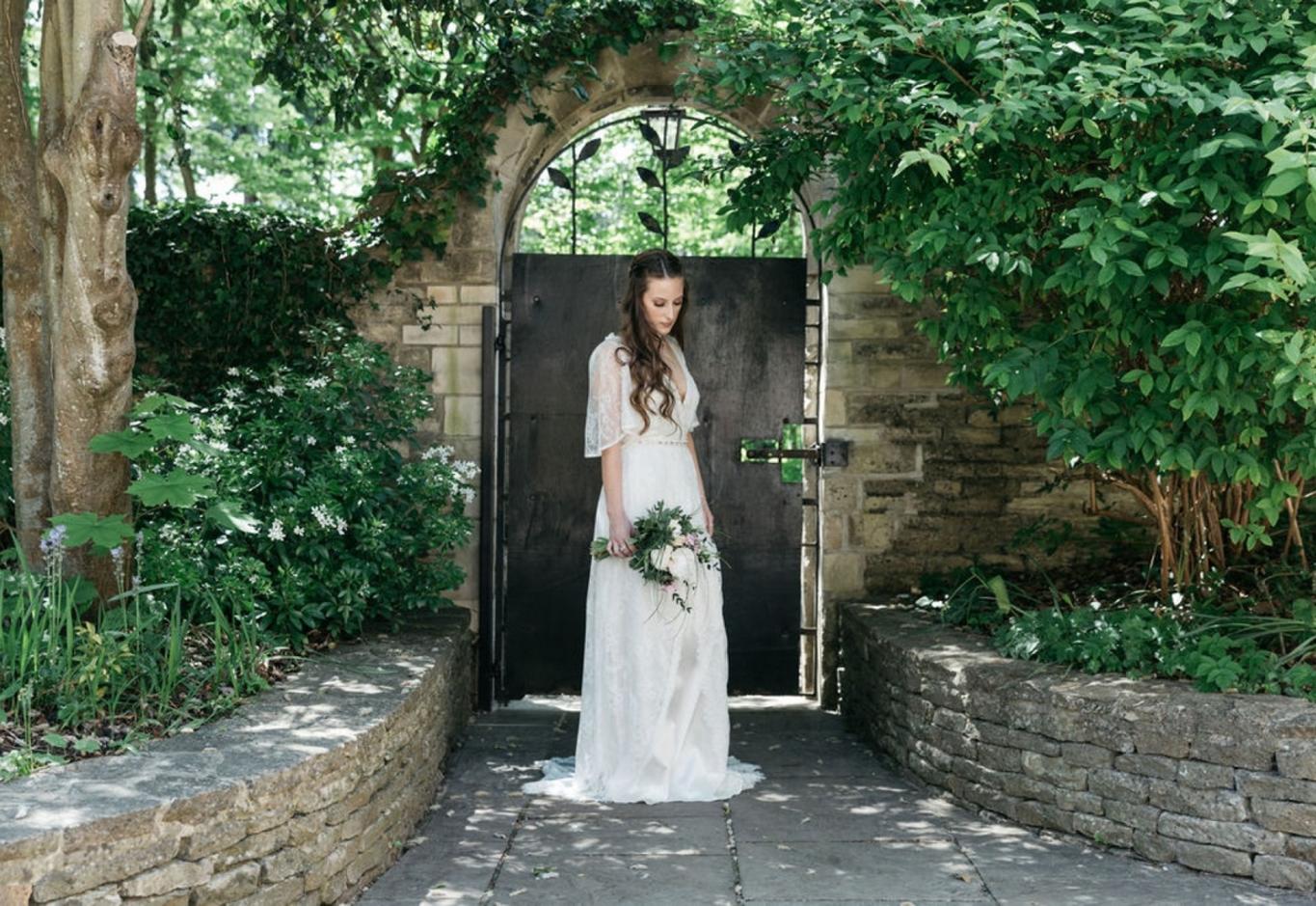 Ingleside House Cirencester Willoughby & Wolf bridal gown