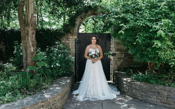 Styled wedding shoot Whitewed Directory approved Vik’s Hairdressing Swindon bridal hair stylist rustic elegant ideas Ingleside House Cirencester