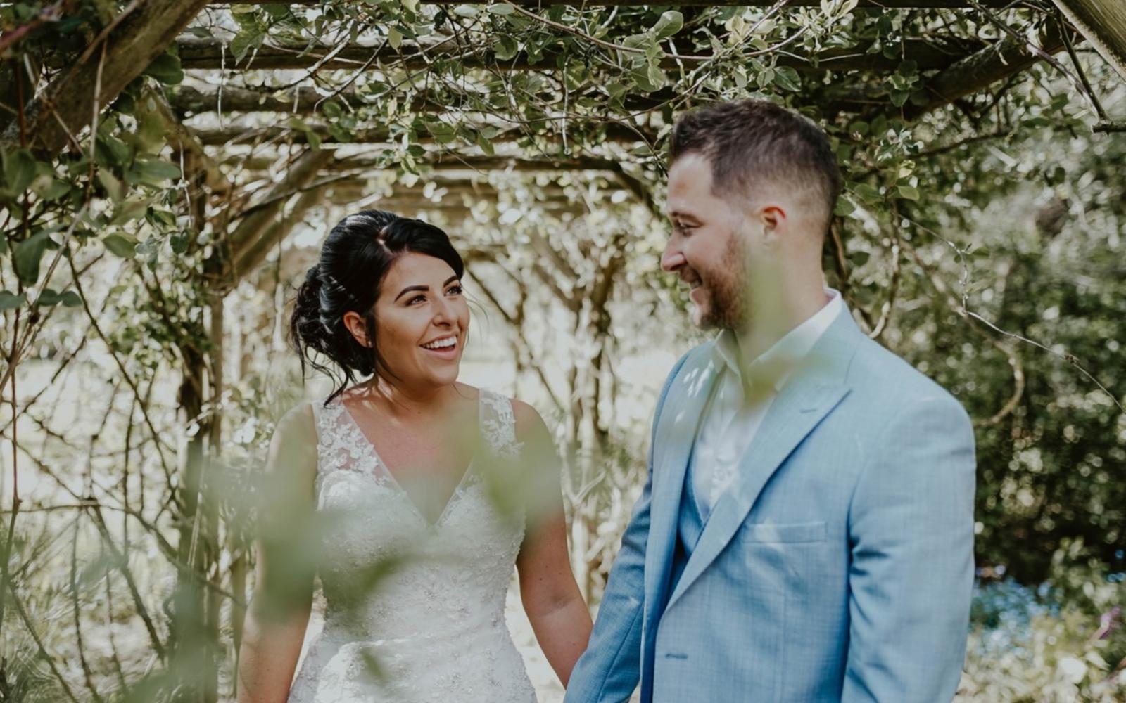 Wrag Barn Golf and Country Club wedding venue Highworth Swindon Wiltshire fully licensed for civil ceremonies Joanna Brooks Photography light blue grooms suit