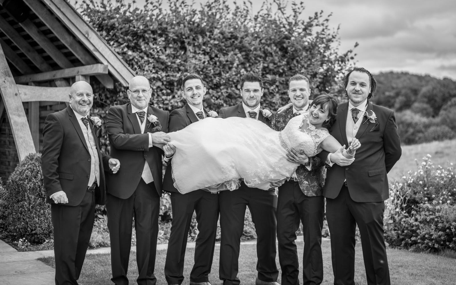 Real Wedding Strike A Pose Photography Wiltshire wedding photographer Kingscote Barn Tetbury Gloucestershire groomsmen