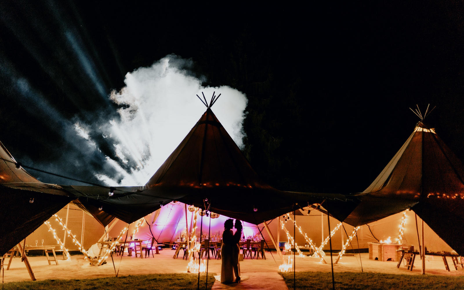The Orchard at Munsley Herefordshire Georgina Rose Events Styled Wedding Tipi Party Shoot
