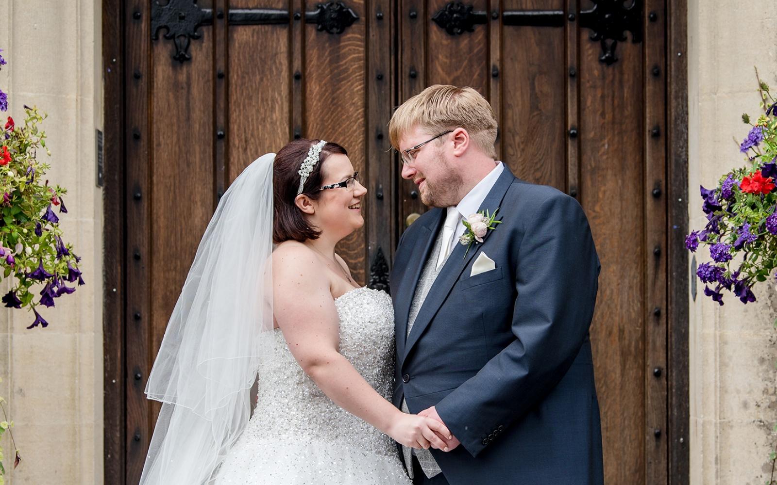 Capture Every Moment Real Wedding Photography Photographer duo Cirencester Hare and Hound Tetbury bridal hair piece long veil 