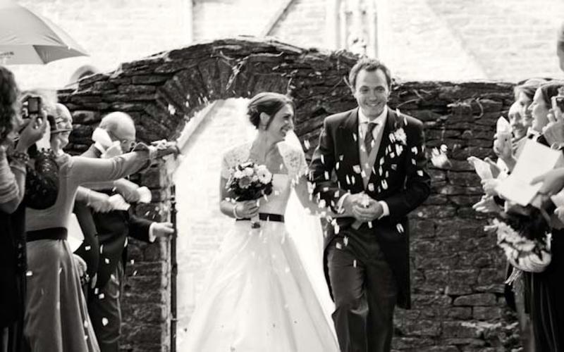 The Official Photographer Nick Spratling Whitewed Directory approved wedding photography relaxed unobtrusive documentary reportage photojournalism style Corsham Bath Somerset South West black white confetti inspiration just married