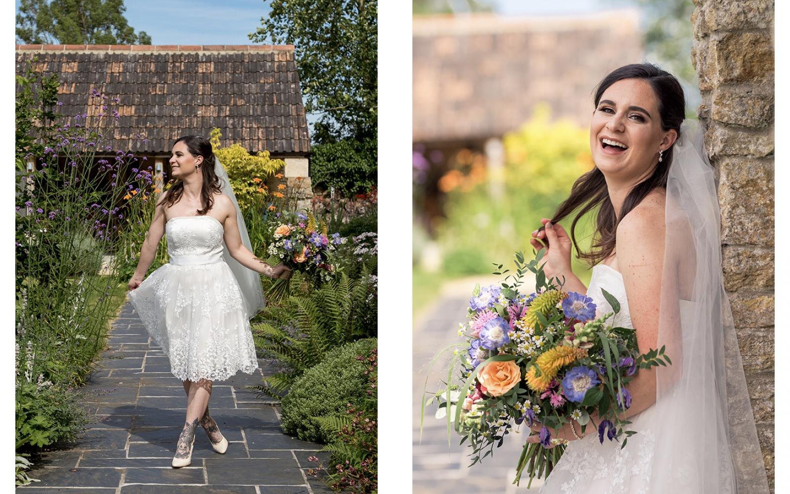 Whitewed Directory real wedding inspiration styled shoot by Copper & Blossom Wiltshire photographer oxfam dress eco friendly