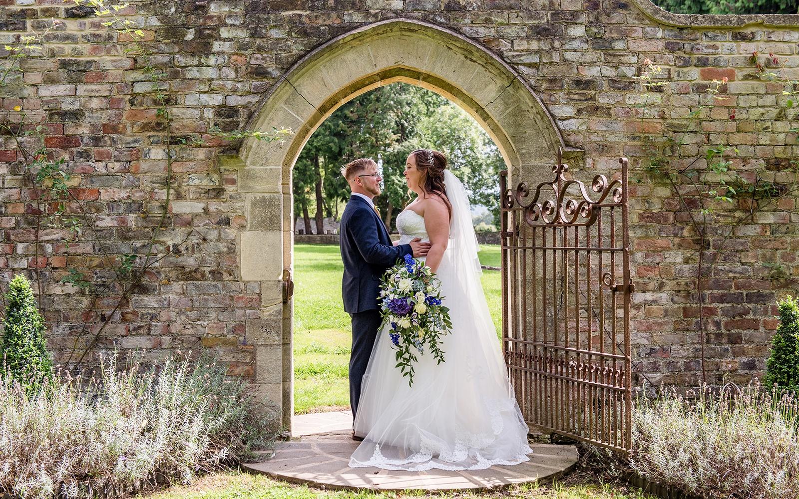 Capture Every Moment Real Wedding Cirencester photography Eastington Park Stonehouse waterfall bridal bouquet