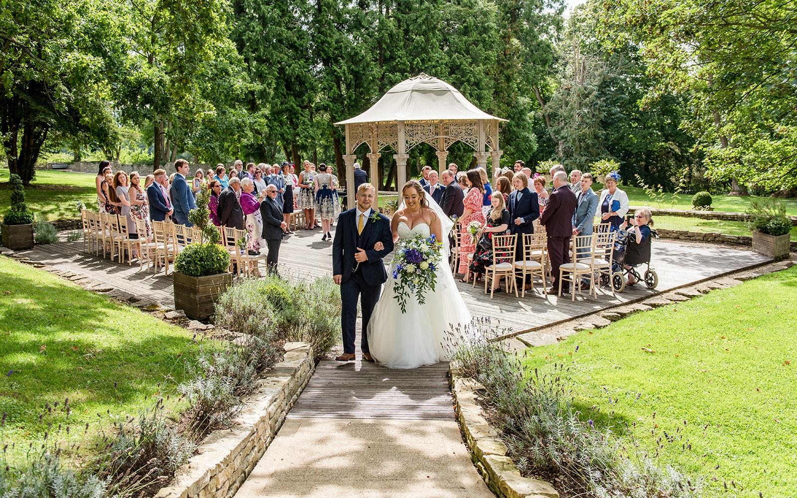 Capture Every Moment Real Wedding Cirencester photography Eastington Park Stonehouse just married outdoor wedding ceremony
