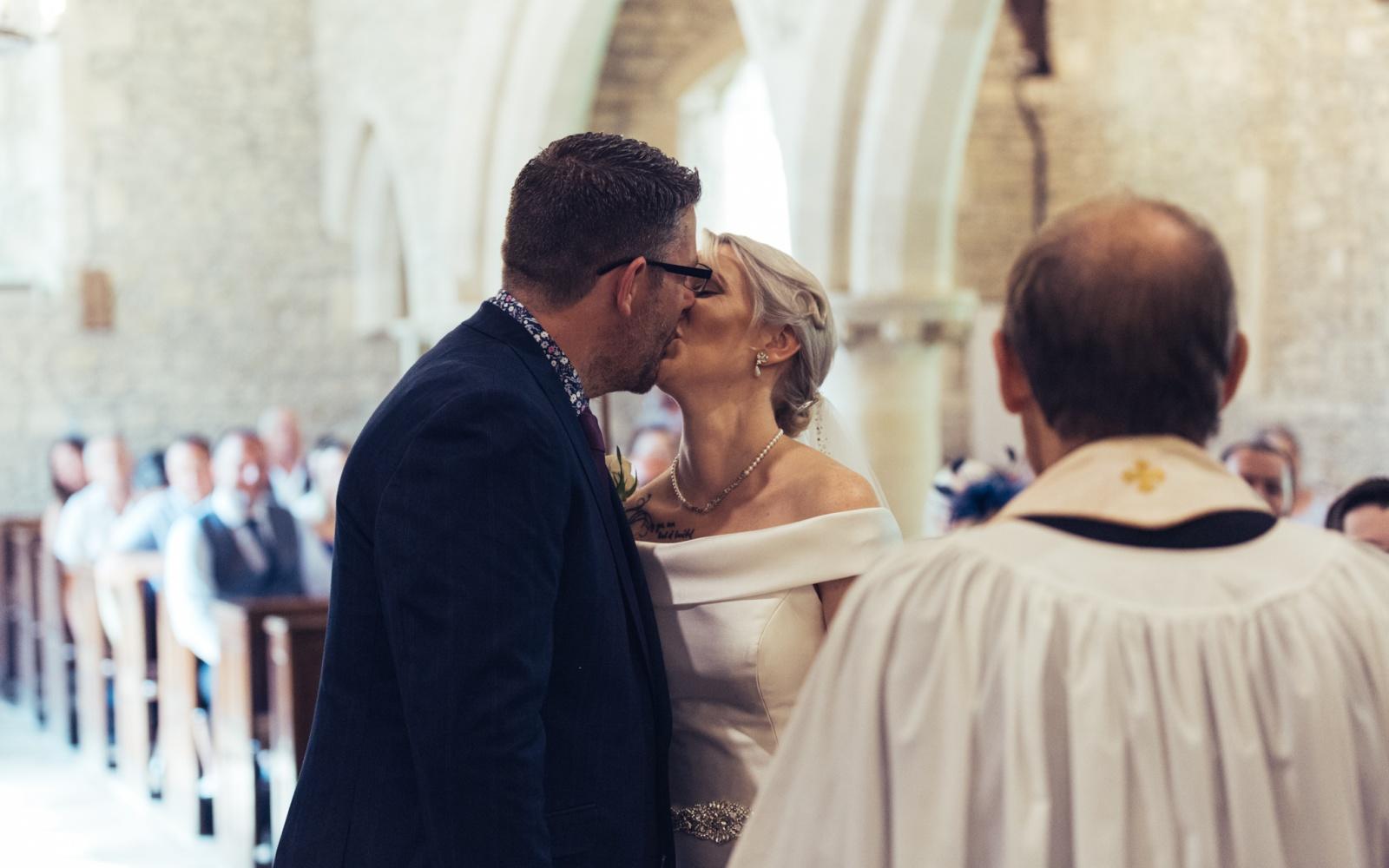 Marden House Calne Real Summer Wedding Vintage Tattoo Photography by Sally-Anne Langley Burrell Church