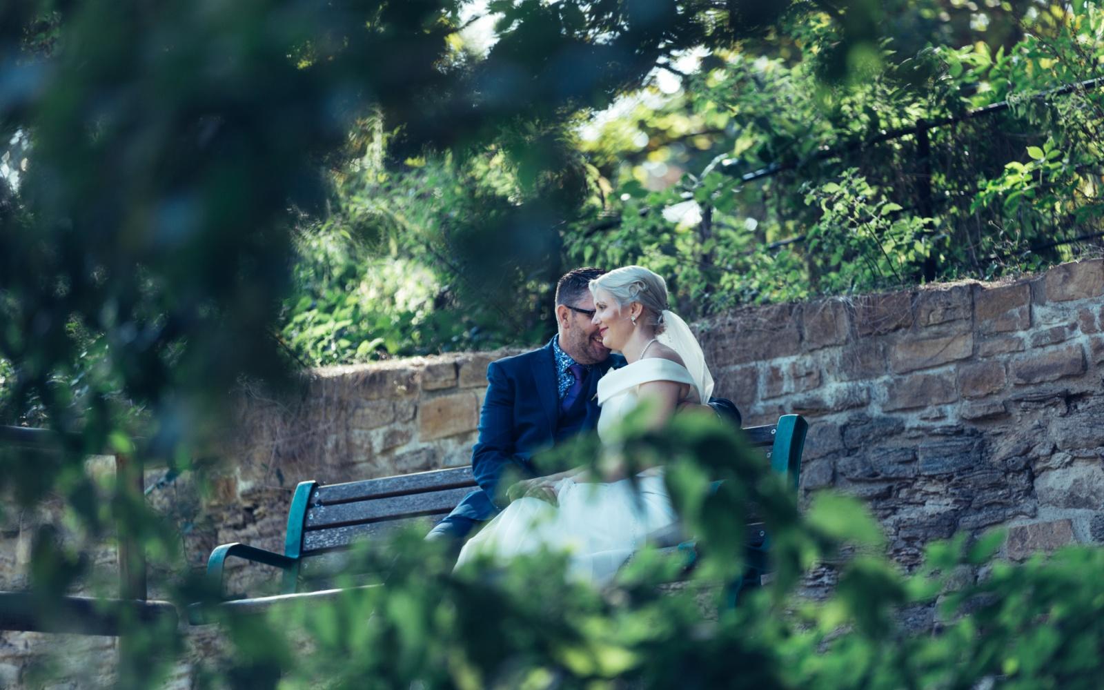 Marden House Calne Real Summer Wedding Vintage Tattoo Photography by Sally-Anne couple portrait