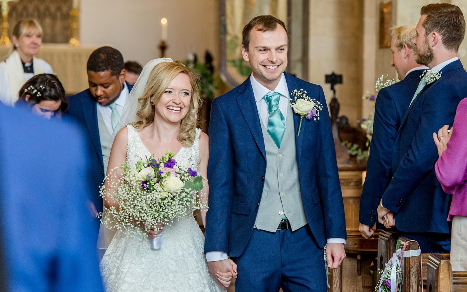 Capture Every Moment real wedding photography duo photographer Cirencester  Church of St Mary The Virgin Bampton Spittleborough Farm Wiltshire bridal bouquet gypsophila cream roses