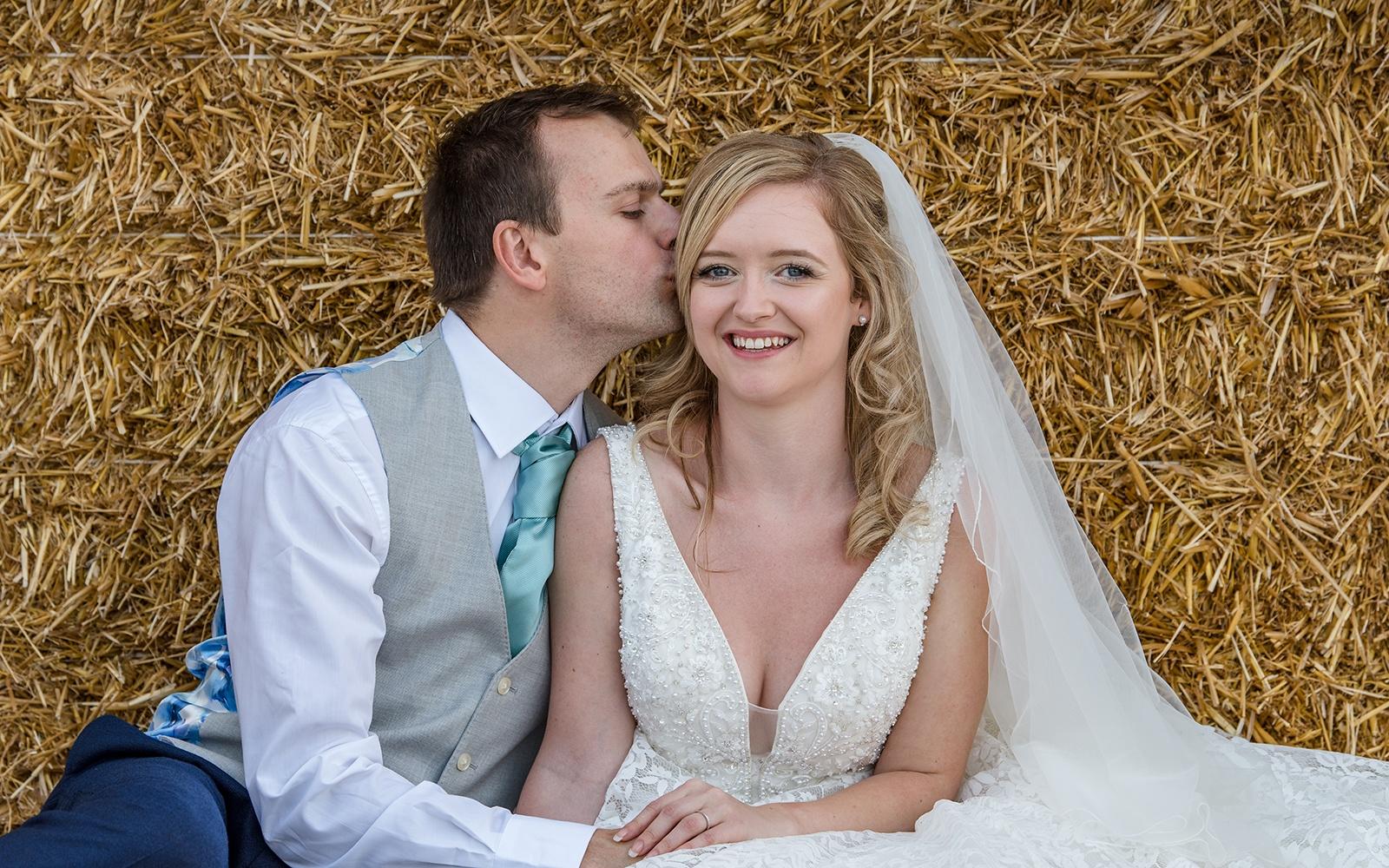 Capture Every Moment real wedding photography duo photographer Cirencester  Church of St Mary The Virgin Bampton Spittleborough Farm Wiltshire hay bales rustic wedding day