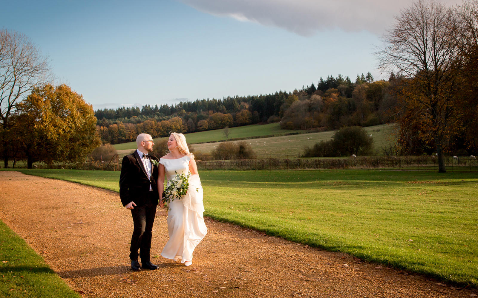 Copper and Blossom Photography Real Wedding Bowood House Wiltshire Bride Groom Rural Gardens