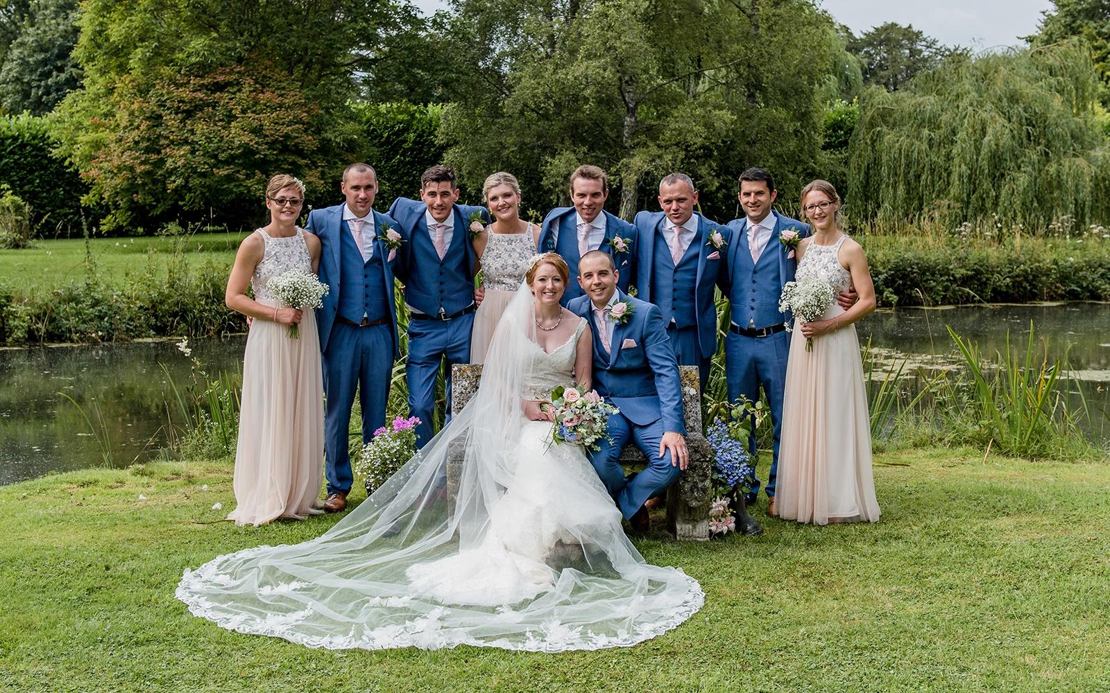 Capture Every Moment Cirencester based photography duo photographers Bittenham Springs wedding venue bridesmaids and groomsmen