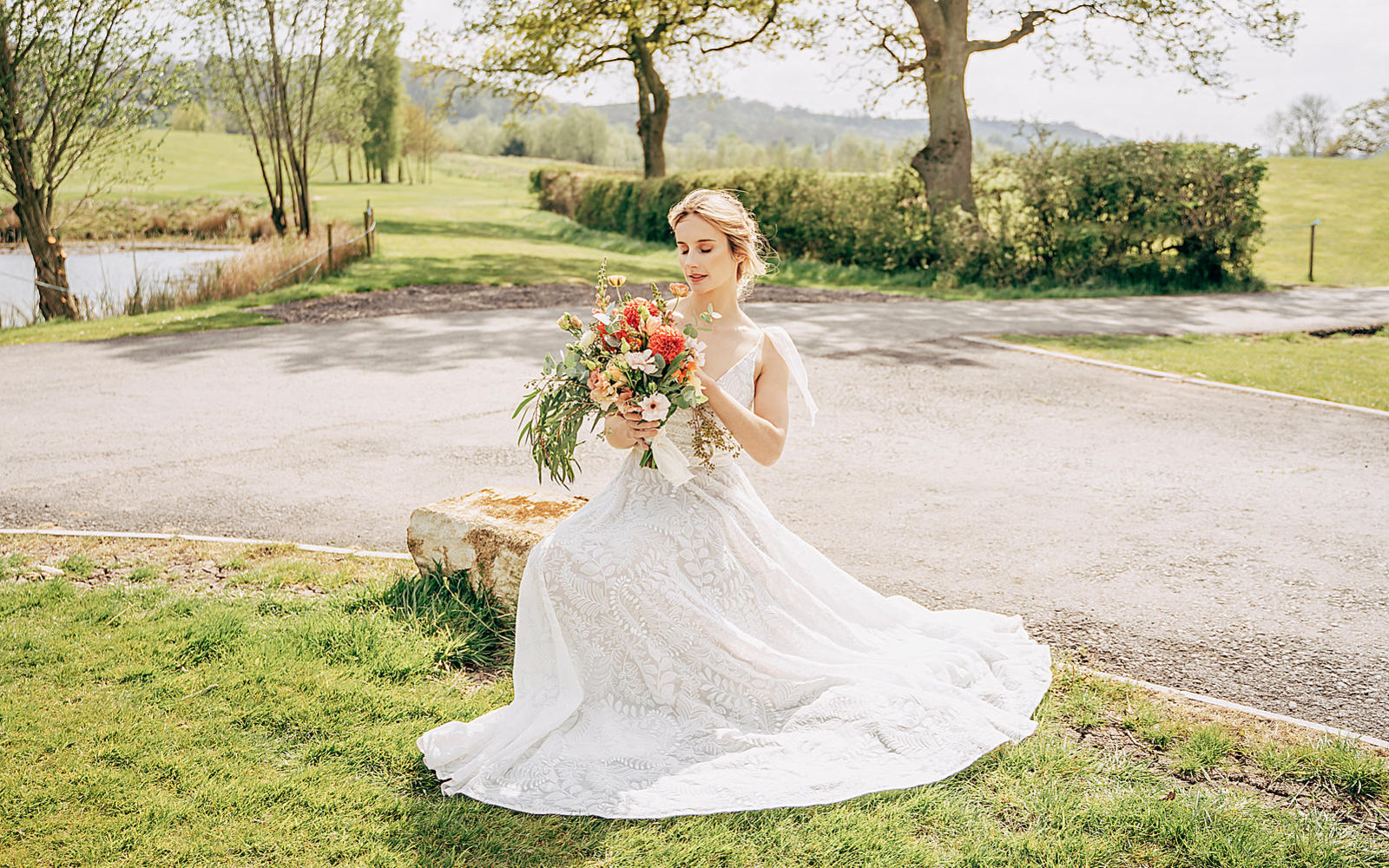 Bold & Bright Wedding Inspiration at Basset Down Complex,