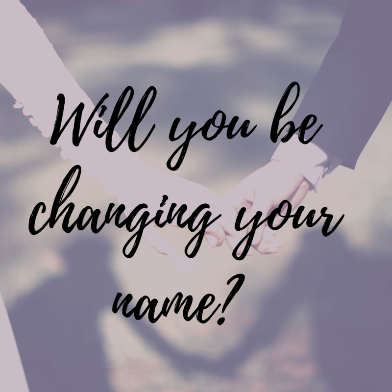 change your name after marriage