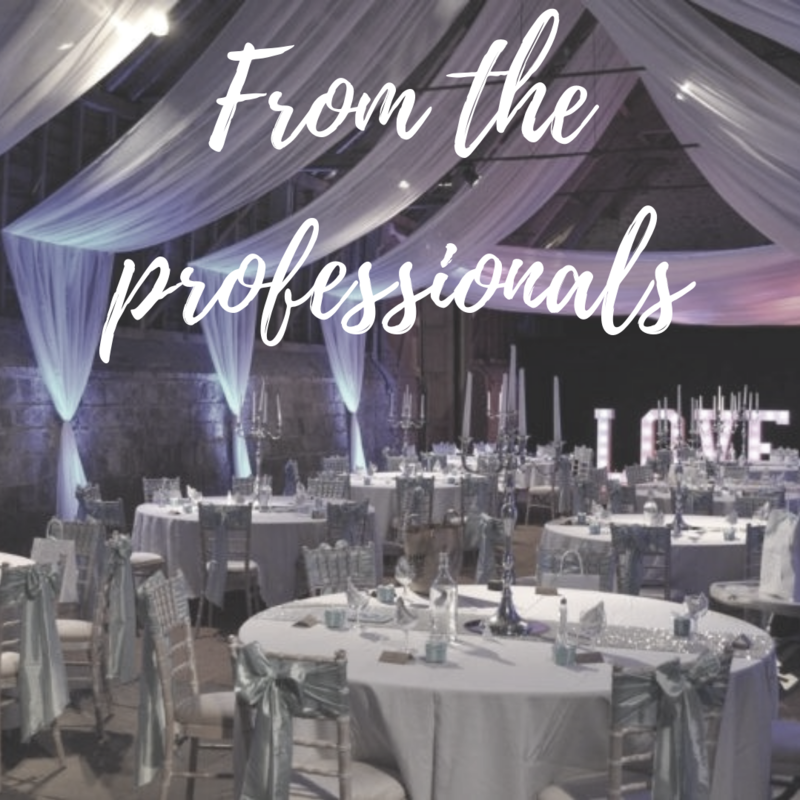 From the Professionals...How to transform your venue