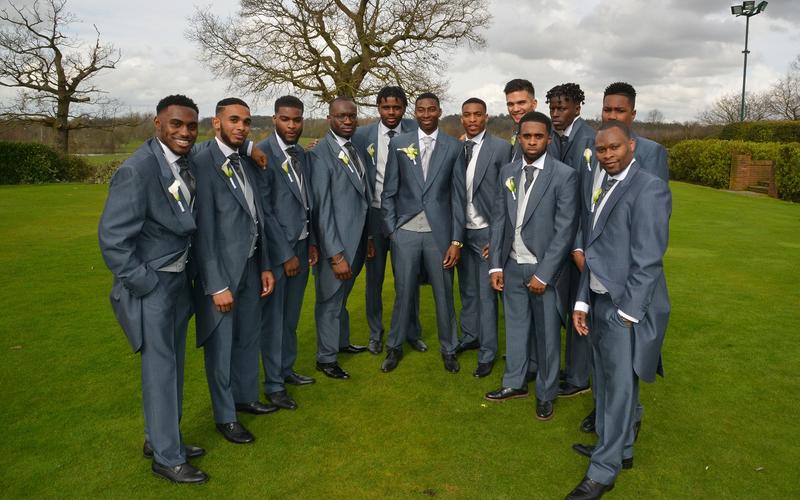 Garry Andrew Suit Hire Formal Menswear Whitewed Directory Approved Swindon Wiltshire Matching Silver Ushers 