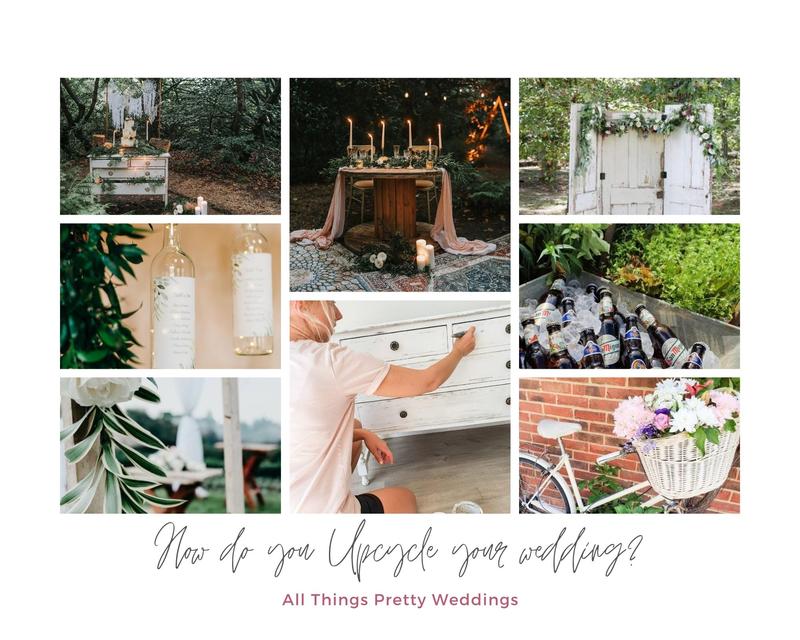 How can I do I Upcycle your my wedding All Things Pretty Weddings