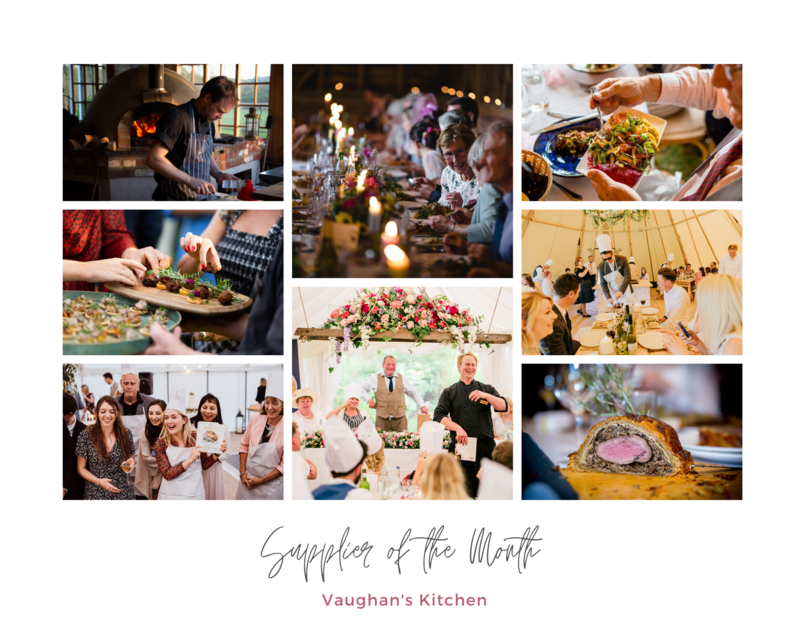 December supplier of the month Whitewed directory blog Vaughan's Kitchen Devizes Wiltshire wedding caterers