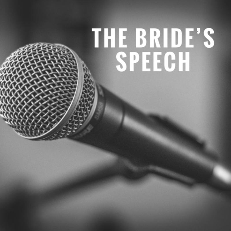 Real Dilemma: How can I make a bride speech?