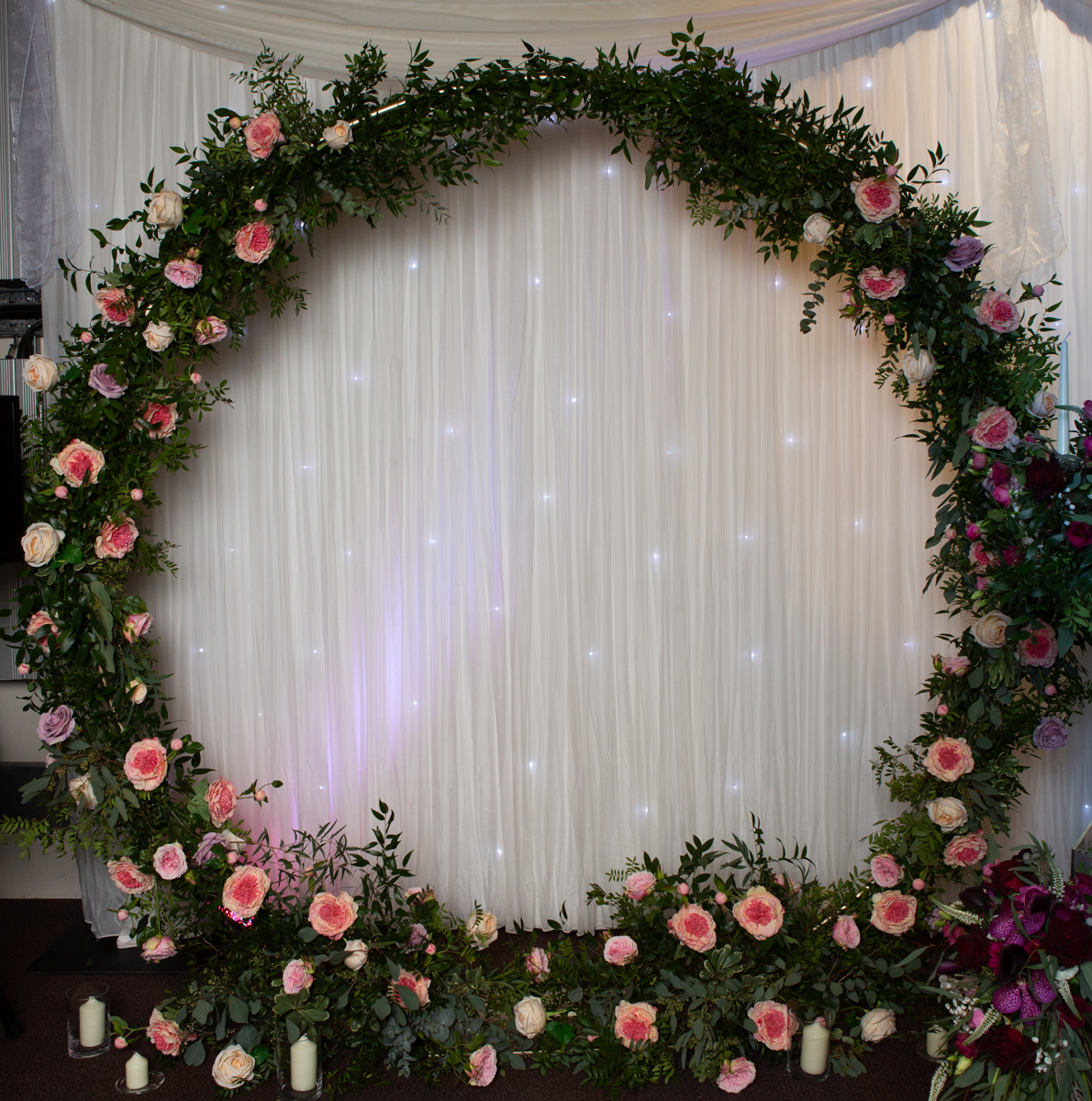 From the professionals blog on What's new to the wedding market in 2019 florist The Floral Studio and Photographer Copper and Blossom Wiltshire floral moongate