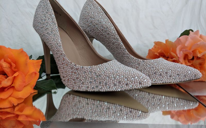 The Whitewed Directory from the professionals blog ten top tips for planning your wedding day bespoke hand crafted beaded heeled shoes