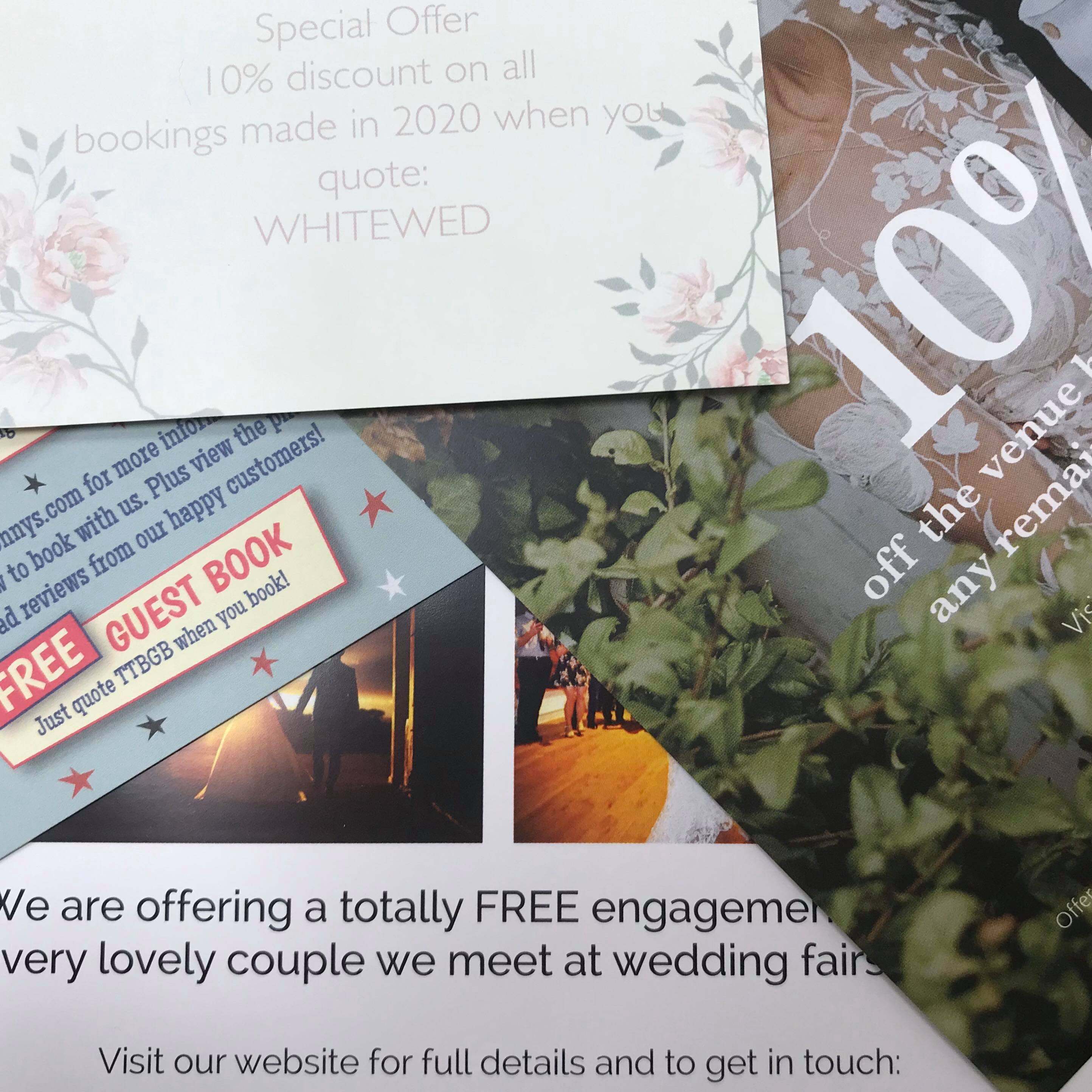 interactive wedding suppliers offers and discounts 